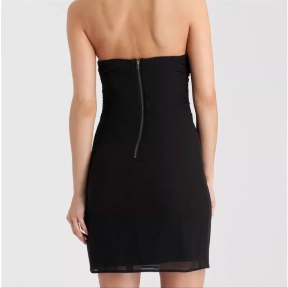 New guess strapless ruffle dress - Picture 2 of 7
